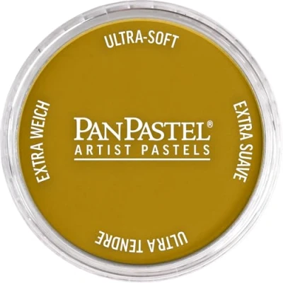 Image de PanPastel pastels d&#039;artiste par Golden, teinte jaune diarylide, diamètre de la poêle, 62 mm, professionnel, format poêle unique (semblable à un gâteau)