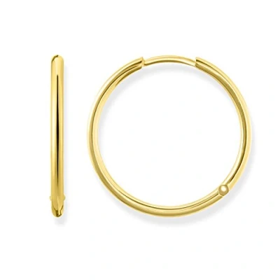 Image de Thomas SABO Creolen Gross Boucles d&#039;oreilles goldcoloured, Femme, Taille: One Size, Gold coloured