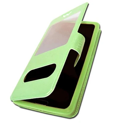Image de Housse Google Pixel 4a Vert Simili cuir Fermeture magnétique Extra Slim