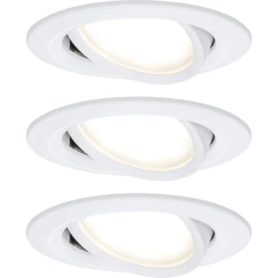 Image de Spot encastrable Paulmann Nova 93485 LED Puissance: 19.5 W blanc chaud