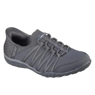 Image de Skechers Femme Breathe Easy Roll with me Basket, Charbon, 42 EU