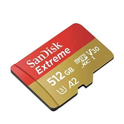 Image de Carte mémoire flash SANDISK 512GB Extreme microSDXC 160MB/s A2 C10 V30 UHS I U3