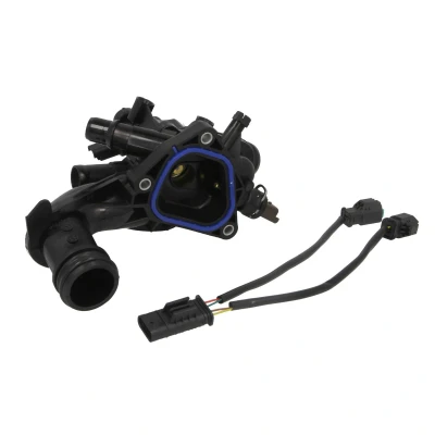 Image de THERMOTEC D2C015TT Thermostat d&#039;eau 105C avec joint d&#039;étanchéite, jeu de câbles capteur boîtier PEUGEOT: 207 3/5 portes