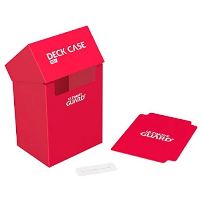 Image de Ultimate Guard Deck Case 80+ Standardgröße Boîte à Cartes, Uni, UGD010258, Rouge, Taglia Unica