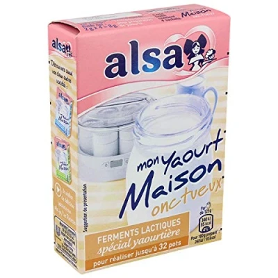 Image de ALSA Preparation Yaourt Maison Onctueux 8 G Lot De 3