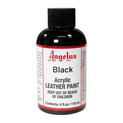 Image de Peinture pour cuir Angelus noir