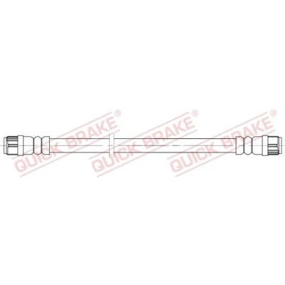Image de QUICK BRAKE 25.090 Flexible De Frein 162 M10x1 CITROËN: DS3 3 portes, C4 II Cactus, DS: 3/5 portes