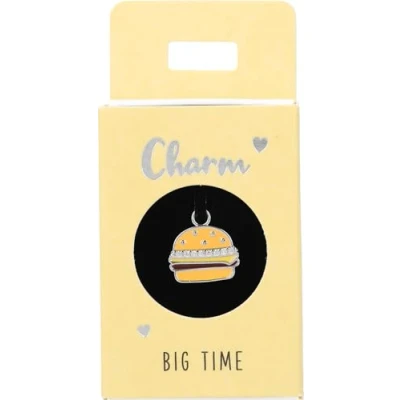 Image de Depesche Lettres 11834 063 Charm Hamburger, Pendentif argenté pour Colliers, Bracelets et Boucles d&#039;oreilles, idéal comme Petit Cadeau, Multicolored, Normal