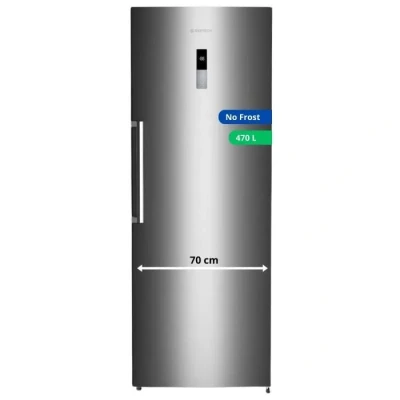 Image de GEDTECH Réfrigérateur armoire GSP470NFIX 470L Largeur 70cm No Frost Classe E Inox
