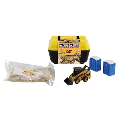 Image de Carrera RC Cat 37085965 Micro Metal Diecast 272C Skid Steer Loader Kit Playbox Jeu