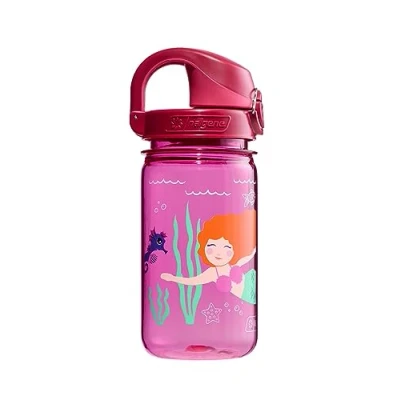 Image de Nalgene Sustain Tritan Bouteille d&#039;eau sans BPA pour enfants à la volée fabriquée avec des matériaux dérivés de 50 % déchets plastiques, anti fuite, durable, BPA, compatible les