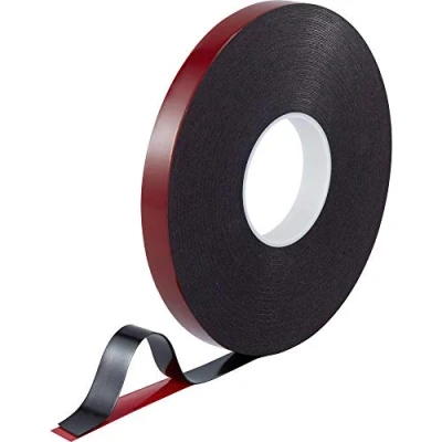 Image de TOOLCRAFT 93038c185 Ruban adhésif double face rouge/noir (L x l) 30 m 20 mm 1 pc(s)
