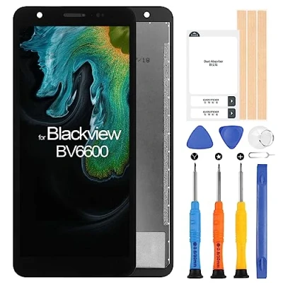 Image de ARSSLY Écran LCD pour Blackview BV6600 BV6600E, Affichage BV6600E 5,7 Pouces Tactile Remplacement de l&#039;Écran Complet Assemblée avec Réparation Kit