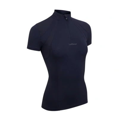Image de LeMieux Baselayer Mia Mesh Manches Courtes Marin EU 40