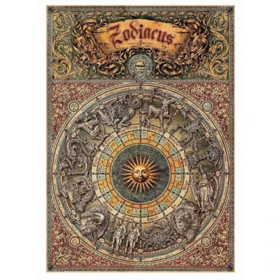 Image de Educa Puzzle de 1000 pièces pour Adultes Zodiaque. Comprend Fix Tail l&#039;accrocher Une Fois l&#039;assemblage terminé. À partir 14 Ans (17996)