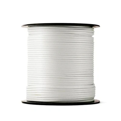 Image de Snuro Corde Nylon Tressée (3 mm, 100 m) en Polyamide Blanc Solide Résistante à l&#039;usure Paracorde Résistance la Rupture très Élevée