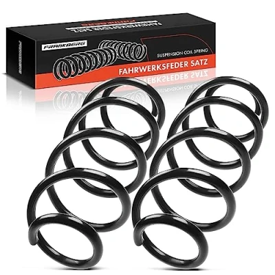 Image de Frankberg 2x Ressorts de suspension Essieu Avant Compatibles avec Superb II 3T4 3T5 2008 2015 P.a.s.s.a.t 3C2 362 Variant 3C5 365 CC 357 2005 2014 Remplacer# 3C0411105C