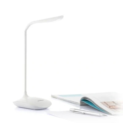 Image de InnovaGoods® Lampe LED de table Lum2go avec 3 niveaux d&#039;intensité, lumière blanche et chaude, idéale pour chevet, bureau, salon, bureau autres espaces.