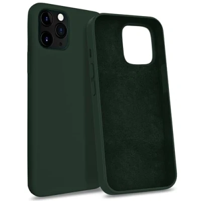 Image de MyGadget Coque Compatible avec Apple iPhone 11 Pro Max Case Protection Rigide Anti Choc Doublure Microfibre Olive Vert