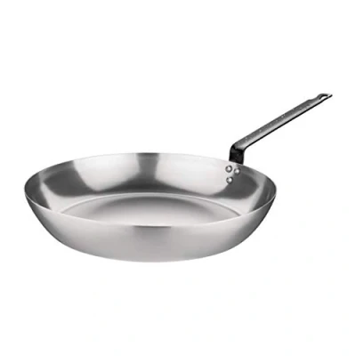 Image de Vogue poêle en acier carbone 35 cm/4,98 litres, gris, à frire allant au four, nécessite un assaisonnement avant utilisation, GD007