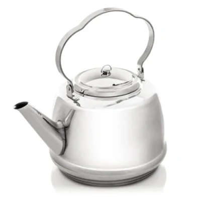 Image de Petromax Théière pour différents types de cuisinières et feux ouverts Fond multicouche une eau bouillante rapide Acier inoxydable 3 l