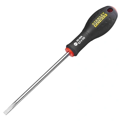 Image de STANLEY FATMAX Tournevis Electricien Pointe Plate 6,5 x 150 mm Lame en Acier et Poignée Ergonomique Bi Matière 1 65 096