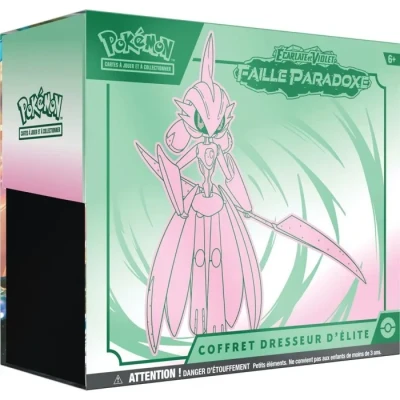 Image de Pokémon Coffret Dresseur d&#039;Élite Ecarlate et Violet Faille Paradoxe (EV04) Modèle aléatoire Jeux de société Cartes à Collectionner A partir 6 Ans Version française