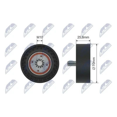 Image de NTY RNK DW 006 Galet Enrouleur SSANGYONG: Korando III SUV