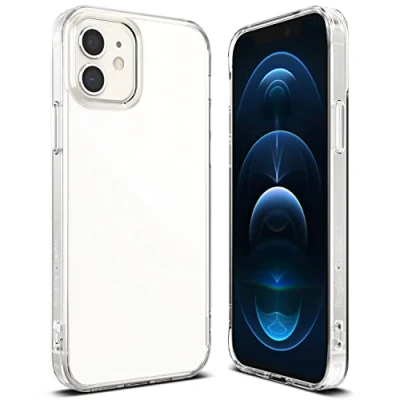 Image de Ringke Compatible avec Coque iPhone 12 / Pro [Fusion] Transparente Clear Rigide Polycarbonate Back TPU Souple Bumper Étui Antichoc de Protection