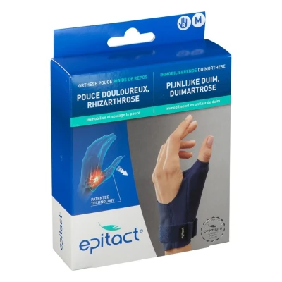 Image de Epitact Orthèse Pouce Rigide De Repos Droit M 1 pièce