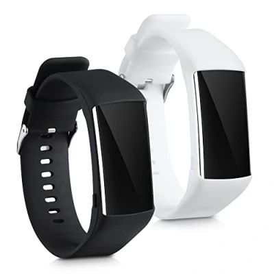 Image de kwmobile Bracelet Compatible avec Polar A360 / A370 2X de Rechange en Silicone pour Fitness Tracker