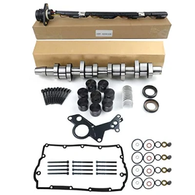 Image de Flynsu Kit Arbre à Cames Complet Compatible avec 1.9 PD TDI AXC AXR BJB BKC BLS BLT 038109101R 038103673A 038103714 038103714G