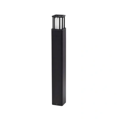 Image de Lucande borne lumineuse LED Dakil, noir, aluminium