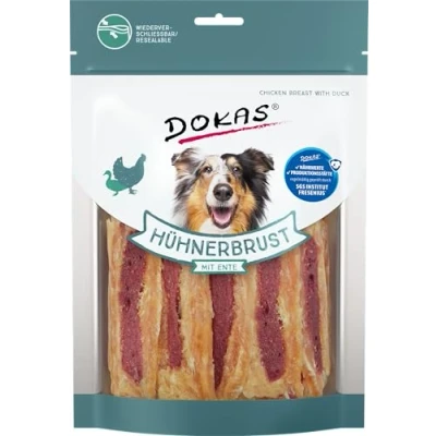 Image de DOKAS Snack de qualité supérieure sans céréales avec Poitrine Poulet pour Chiens Idéal Les dîners