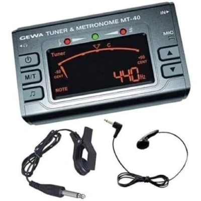 Image de GEWA MT 40 Accordeur/Métronome Fonction 3 en 1, calibrable, polyvalent