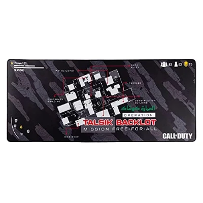 Image de Tapis de souris CALL OF DUTY Talsik Backlot Noir Surface optimale Confort accru