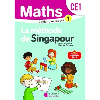 Image de Mathématiques CE1 (2025) Méthode de Singapour Cahier d&#039;exercices 1