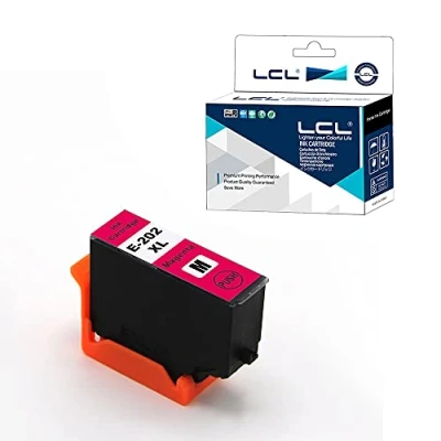 Image de LCL Cartouche d&#039;encre Compatible 202 202XL C13T02H34010 (1 Magenta) Remplacement pour Epson Expression Premium XP 6000 6005 6100 6105 XP6000 XP6005 XP6100 XP6105