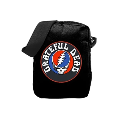 Image de Rocksax Grateful Dead Crossbody Bag 23cm x 18cm 5cm Officially Licensed Merchandise
