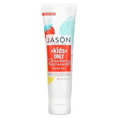 Image de Jason Natural Products Dentifrice goà»t fraise spécial enfants , 124 ml