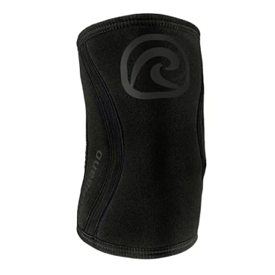 Image de Rehband Coudière 5mm en néoprène, Bandage de Coude pour Haltérophilie, Design Anatomique, Antidérapant et Ajusté, Support Unisexe, Couleur:Carbon/Noir, Taille:XL