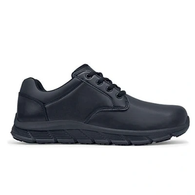 Image de Shoes for Crews Saloon II Men Chaussures de Travail Baskets à Lacets élégantes et décontractées, Maintien sûr, antidérapantes, hydrofuges, Cuir, OB E SR