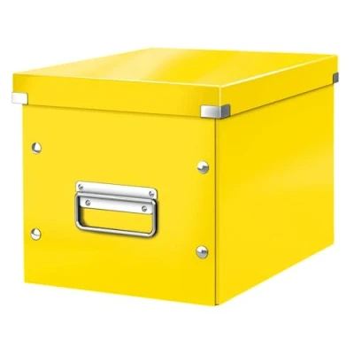 Image de Leitz Cube de Rangement, Taille Moyenne, Jaune, Click &amp; Store, 61090016