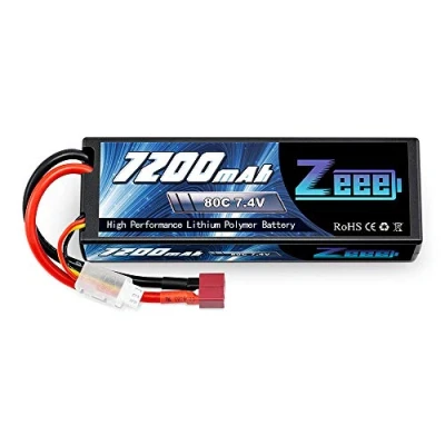 Image de Zeee 2s lipo Batterie 7200mAh 7,4V 80C RC Batterie, avec connecteur Deans T Fiche, pour Evader BX Auto Car Truck LKW Truggy Hobby
