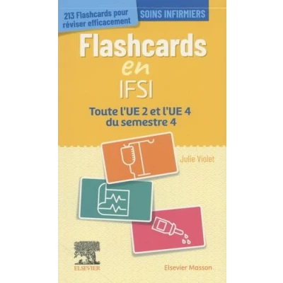 Image de Flashcards IFSI. UE 2 et 4 du semestre 4: Entrainement intensif