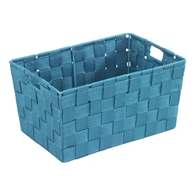 Image de WENKO Panier de Rangement Adria S Pétrole Structure métallique Stable