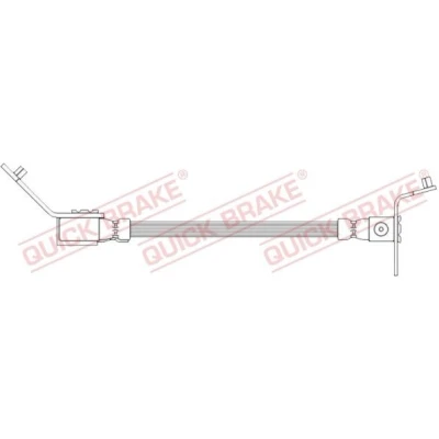 Image de QUICK BRAKE 26.700 Flexible De Frein 445 M10X1/M12X1 (INT.) FORD: Transit Mk6 Сamion à Plateau/Сhâssis