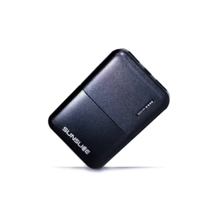 Image de Sunslice Gravity 5 Batterie Externe pour Smartphone 5000 mAh, 2 Ports USB A (Sortie), 1 Port C (entrée), 10W Ultra Fast Power Tous Les Smartphones.