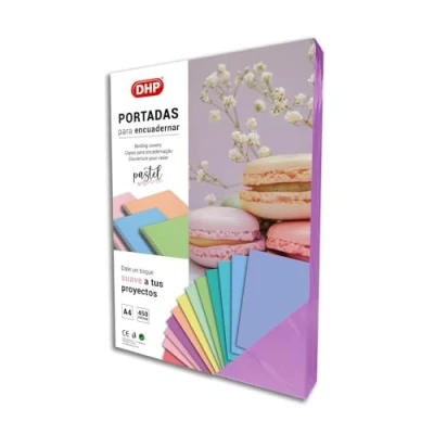 Image de Lot de 100 couvertures reliure en polypropylène 0,45 mm d&#039;épaisseur Format A4 Violet pastel