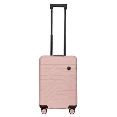 Image de Bric&#039;s Trolley Rigid Expandable Ulisse Collection BY, Bagage à Main avec 4 Roues, Résistante et Ultralégère, Connexion USB, Serrure TSA Intégrée, Taille 37x55x23/27, Rose Perle